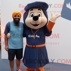 Mascot karakter van een...