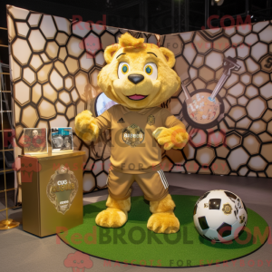 Mascot character of a Gold...
