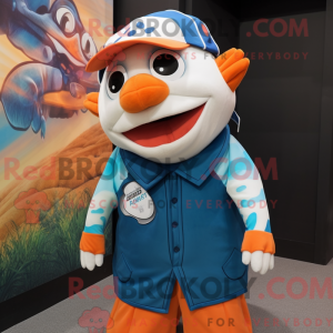 Mascottefiguur van een...