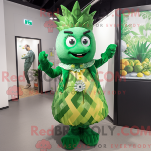 Mascot character of a Green...