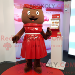 Mascot character of a Red...