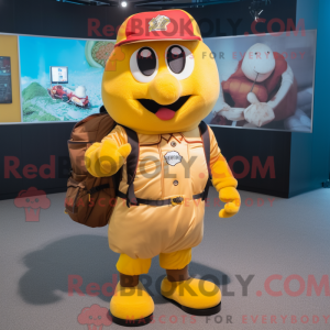 Mascottekarakter van een...