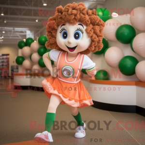 Mascot character of a Peach...