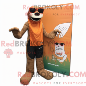 Mascot character of a Rust...