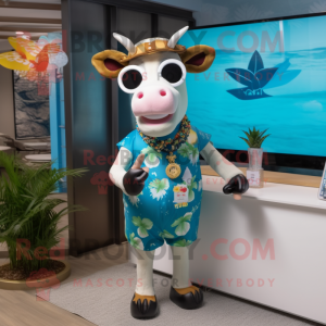  Cow mascotte kostuum...