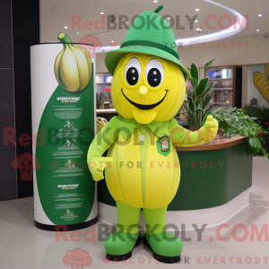 Mascot character of a Lime...