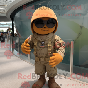 Mascot character of a Rust...