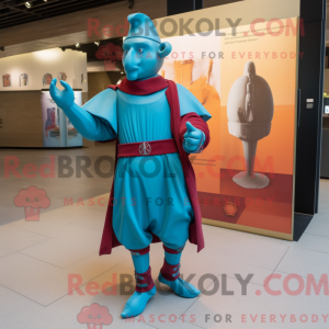 Mascot karakter van een...