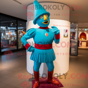 Mascot karakter van een...