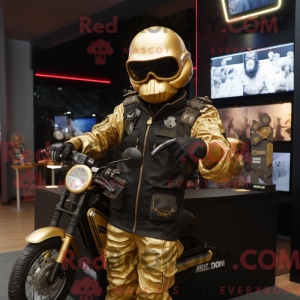 Maskotfigur af en...