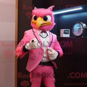 Máscara de cor rosa Hawk...