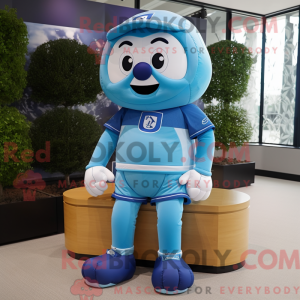 Postava maskota Sky Blue...
