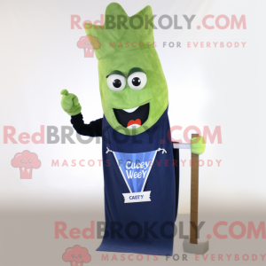 Mascot character of a Navy...
