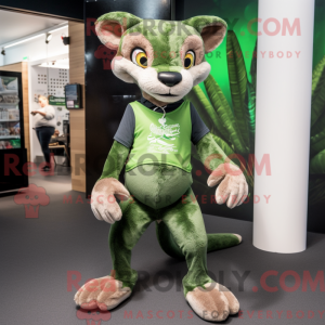 Mascot karakter van een...
