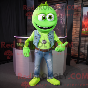Mascot karakter van een...