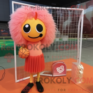 Mascot character of a Peach...