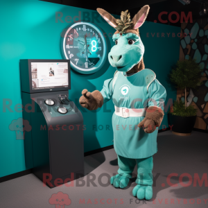 Mascottefiguur van een...