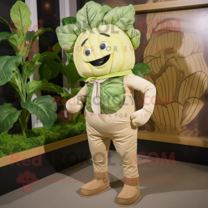 Tan Cabbage mascotte...