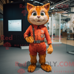 Mascot karakter van een...