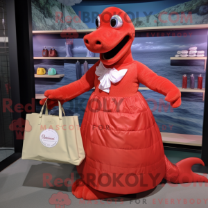 Maskotkarakter af et Red...