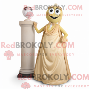 Mascot karakter van een Tan...