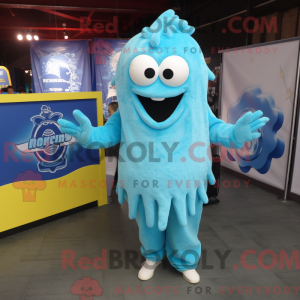 Postava maskota Sky Blue...