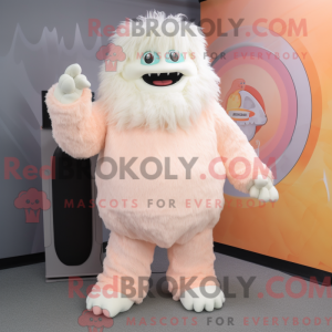 Postava maskota broskvového...