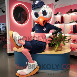 Mascot character of a Navy...