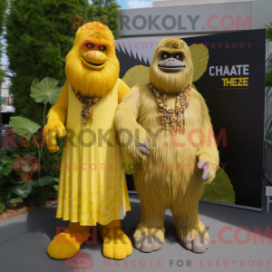 Mascot character of a...