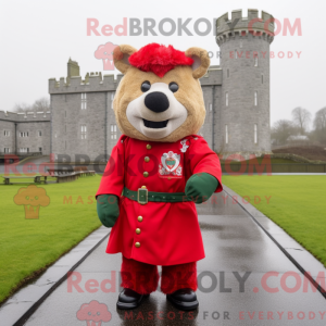 Mascot character of a Red...