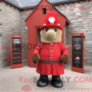 Mascottekarakter van een...