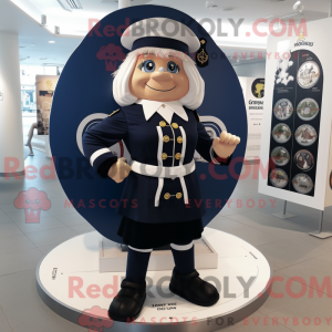 Maskotkarakter af et Navy...