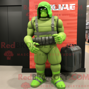 Mascot karakter van een...