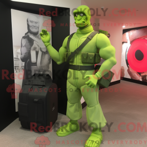 Mascot karakter van een...