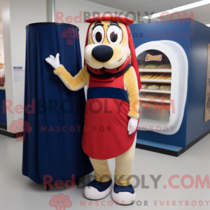 Mascot character of a Navy...