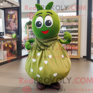 Mascot character of a Olive...