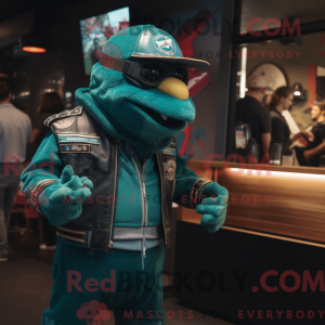 Mascot karakter van een...