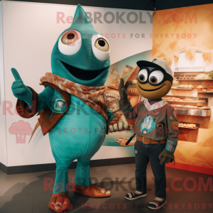 Mascot karakter van een...