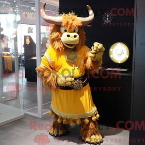 Mascot karakter van een...