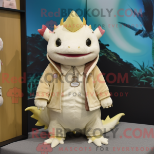 Mascot character of a Cream...