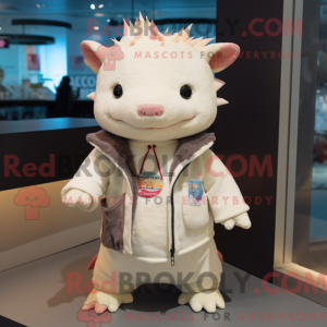 Mascot character of a Cream...