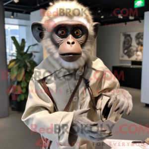 Maskotkarakter av en Silver...