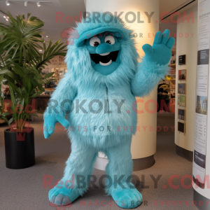 Mascottefiguur van een...