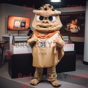 Mascot karakter van een Tan...
