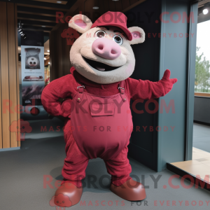 Mascot character of a...