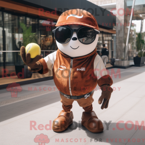 Mascot character of a Rust...