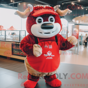 Mascot character of a Red...