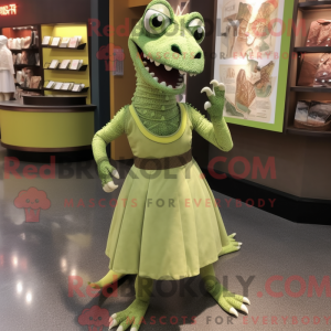 Mascottefiguur van een...