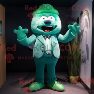 Mascot character of a Green...