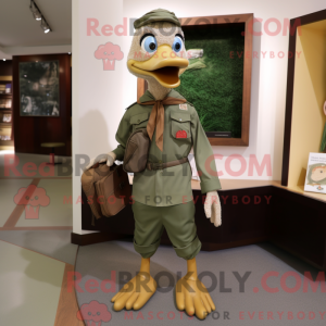 Mascot karakter van een...